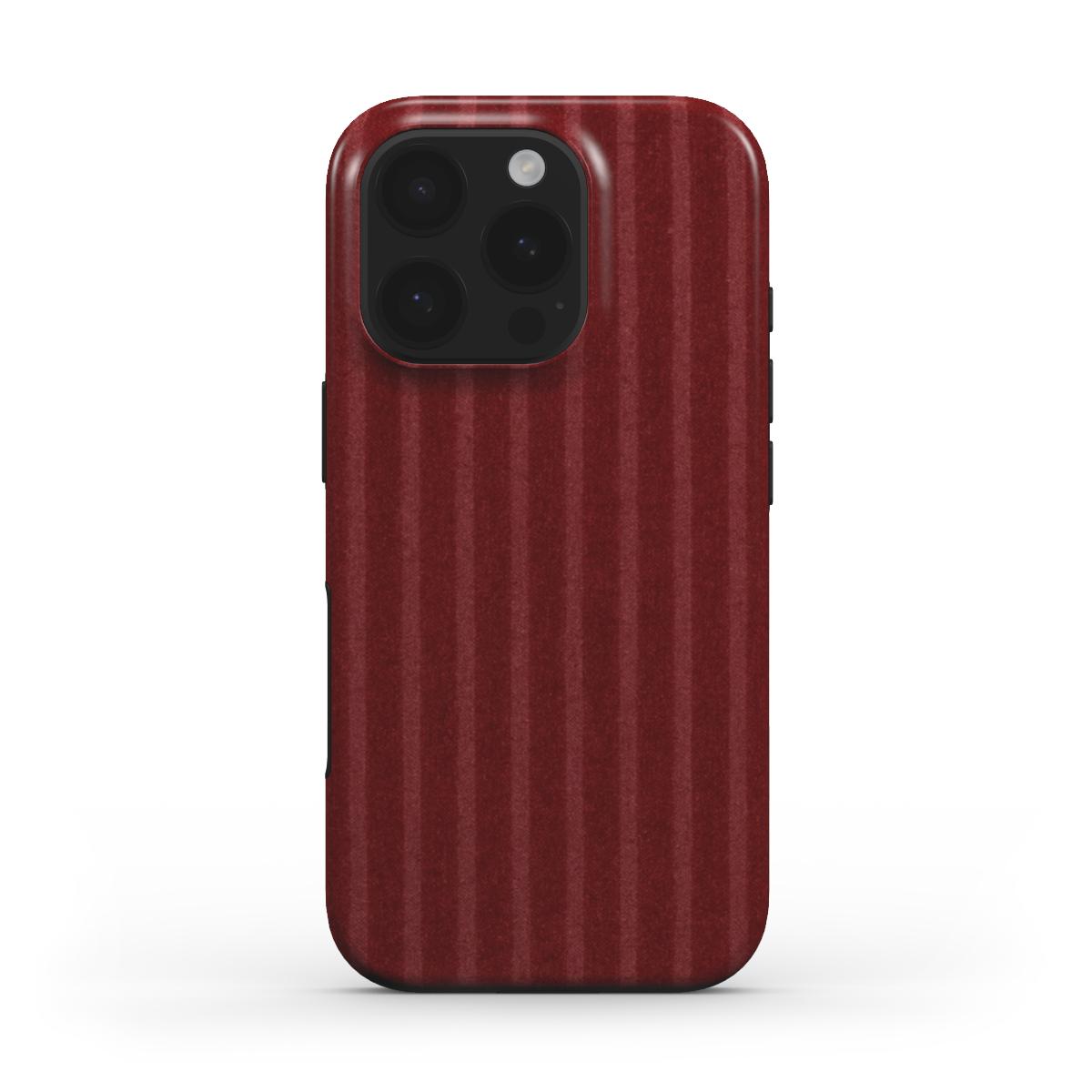 Warm Burgundy Stripes
